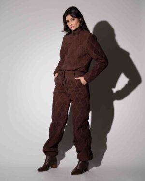 Calça Ondas Chamois Marrom