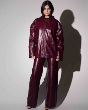 Casaco Oversize Vinho